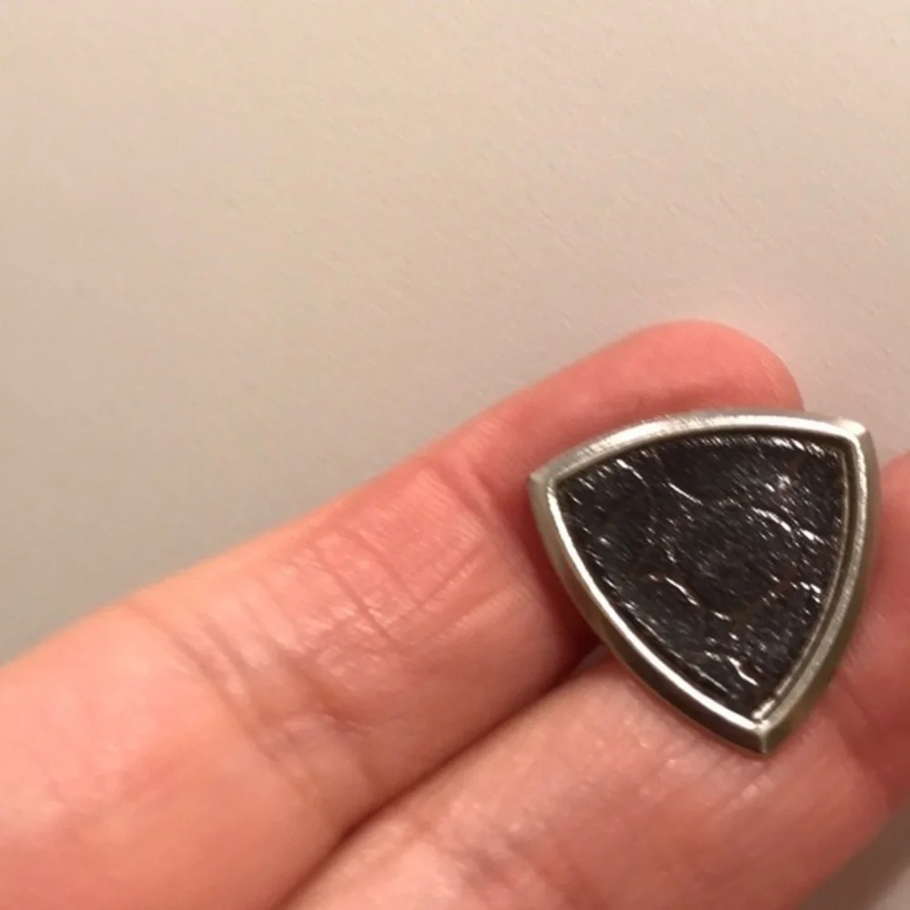 Vintage silver toned cuff links